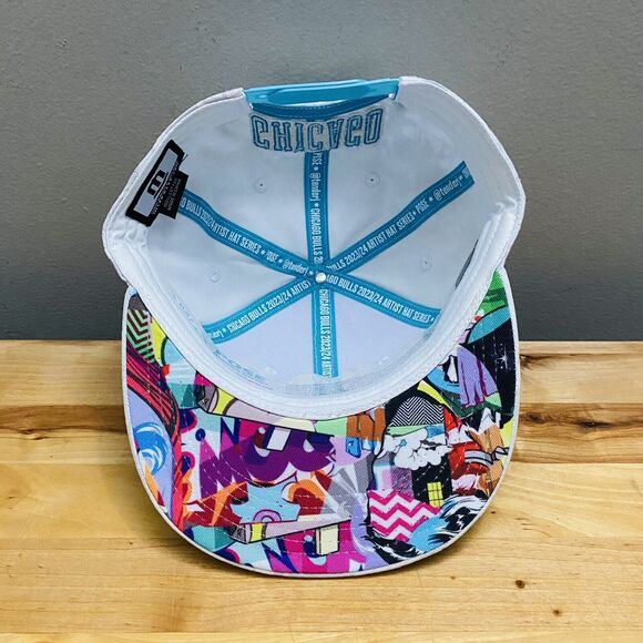 Chicago Bulls Artist Hat Series SGA 2023/24 POSE JORDAN NICKEL Snapback Hat/Cap - Picture 7 of 10